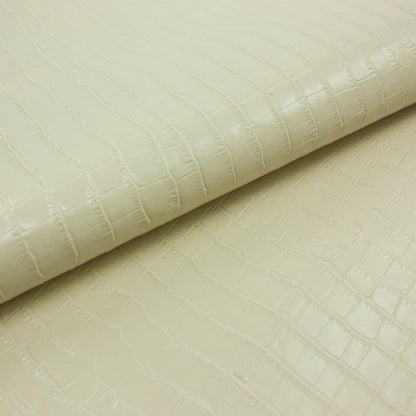 Trozo de piel grabado coco beige claro - La Tendeta del Cuero