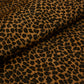 Piece of leopard hair skin brown tones