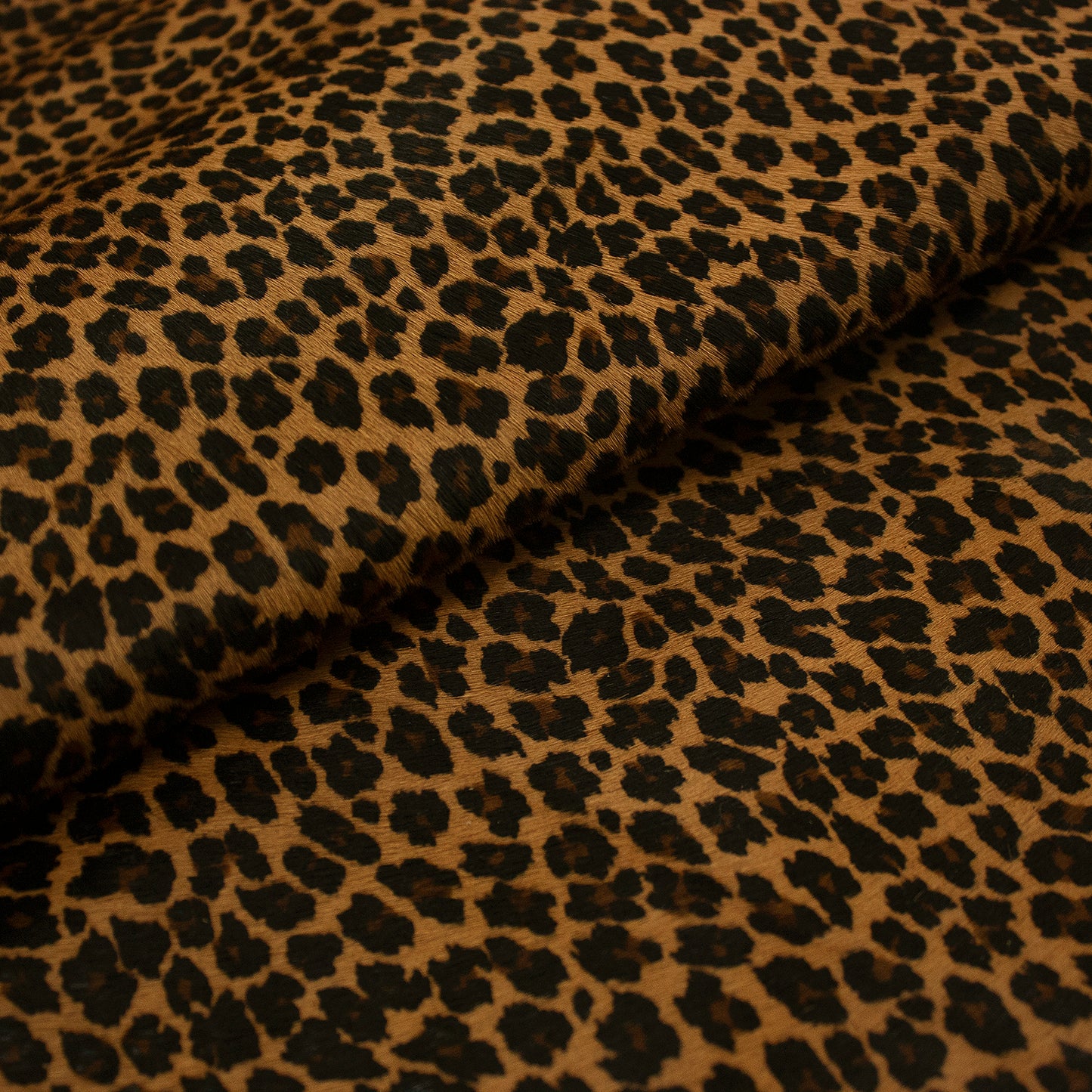 Trozo de piel pelo leopardo tonos marrones