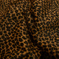 Piece of leopard hair skin brown tones