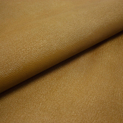 Trozo de piel grabado corteza ocre brillo - La Tendeta del Cuero