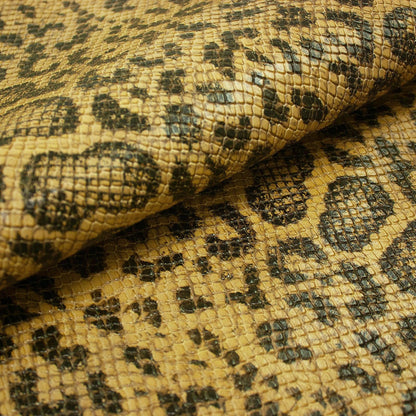 Trozo de piel grabado serpiente anaconda camel - La Tendeta del Cuero