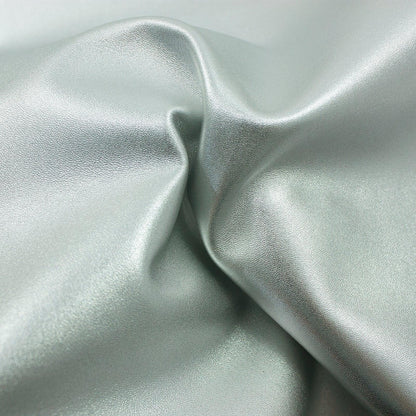 Trozo de piel cordero laminado plata - La Tendeta del Cuero