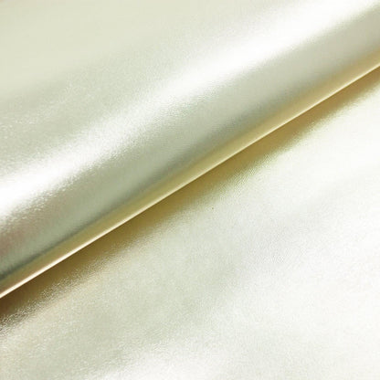 Trozo de piel cabra laminada champagne - La Tendeta del Cuero