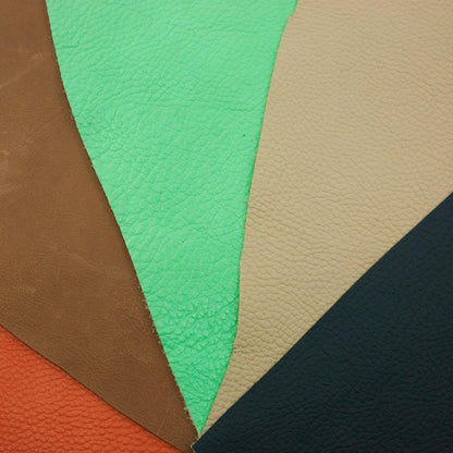 Lote 5 trozos de vacuno varios colores - La Tendeta del Cuero