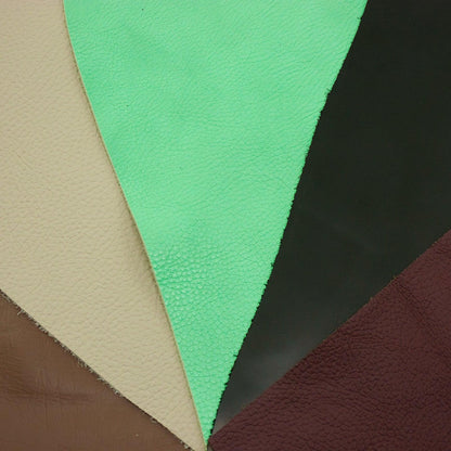 Lote 5 trozos de vacuno varios colores - La Tendeta del Cuero