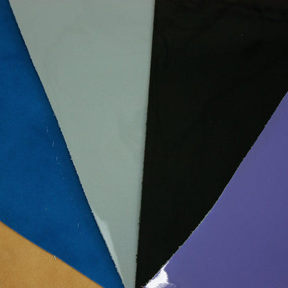 Lote 5 trozos de charol varios colores - La Tendeta del Cuero