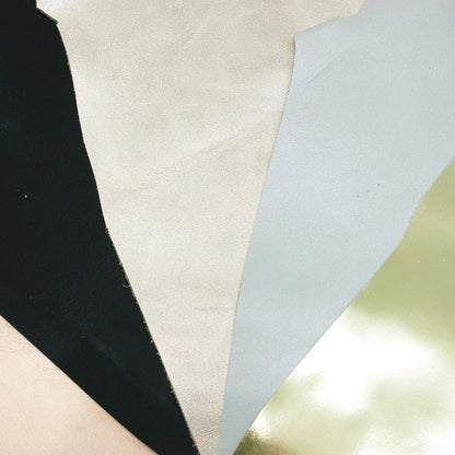 Lote 5 trozos de laminado varios colores - La Tendeta del Cuero