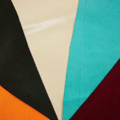Lote 5 trozos de piel fina varios colores - La Tendeta del Cuero