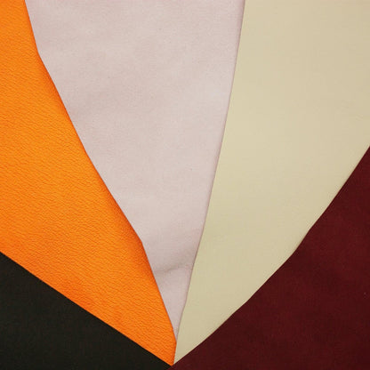 Lote 5 trozos de piel fina varios colores - La Tendeta del Cuero
