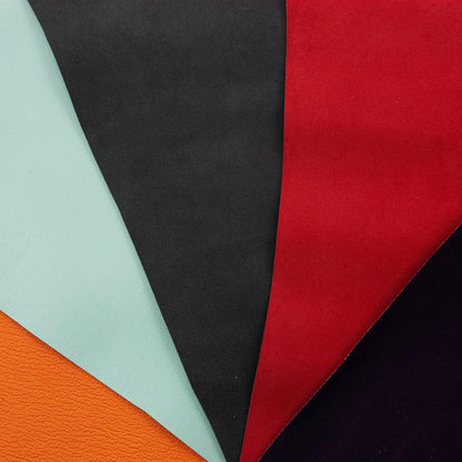 Lot of 5 pieces of fine leather in various colors