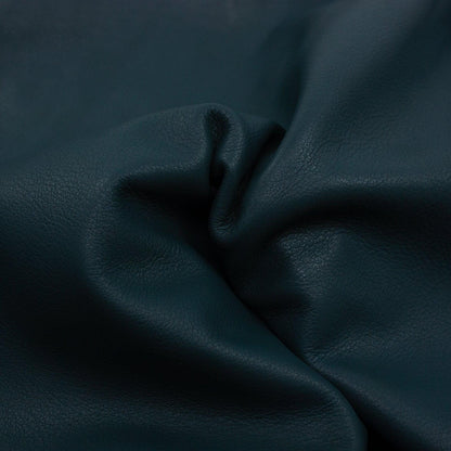Piel de vacuno bombeado azul navy - La Tendeta del Cuero