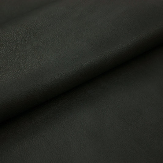 Piel de vacuno bombeado gris oscuro ahumado