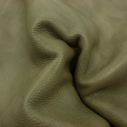 Piel de vacuno grabado taupe ahumado - La Tendeta del Cuero
