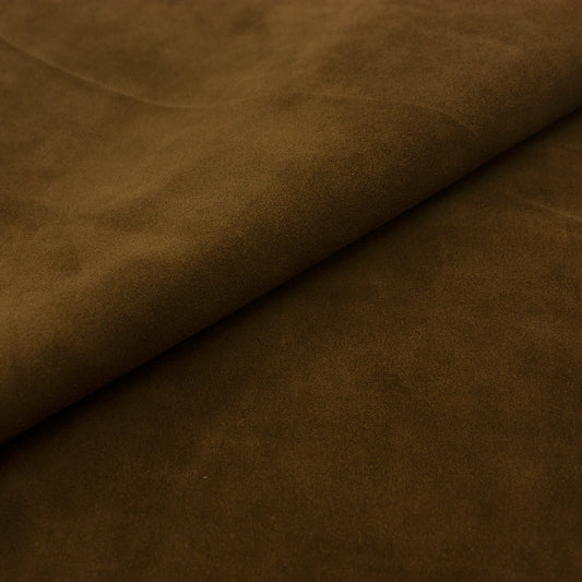 Trozo de piel serraje marron