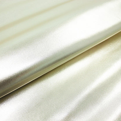 Trozo de piel cabra laminada platino - La Tendeta del Cuero