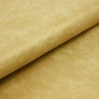 Trozo de piel forro cerdo flor oro - La Tendeta del Cuero