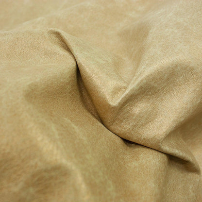 Trozo de piel forro cerdo flor oro - La Tendeta del Cuero