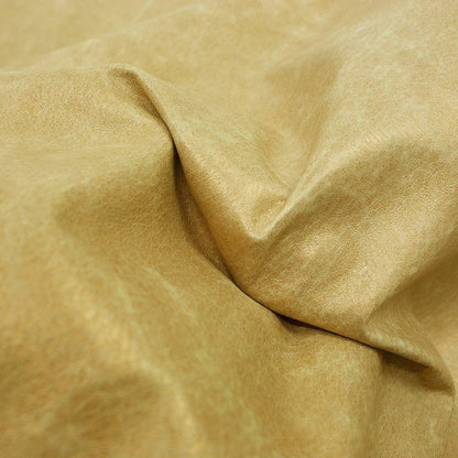 Trozo de piel forro cerdo flor oro - La Tendeta del Cuero