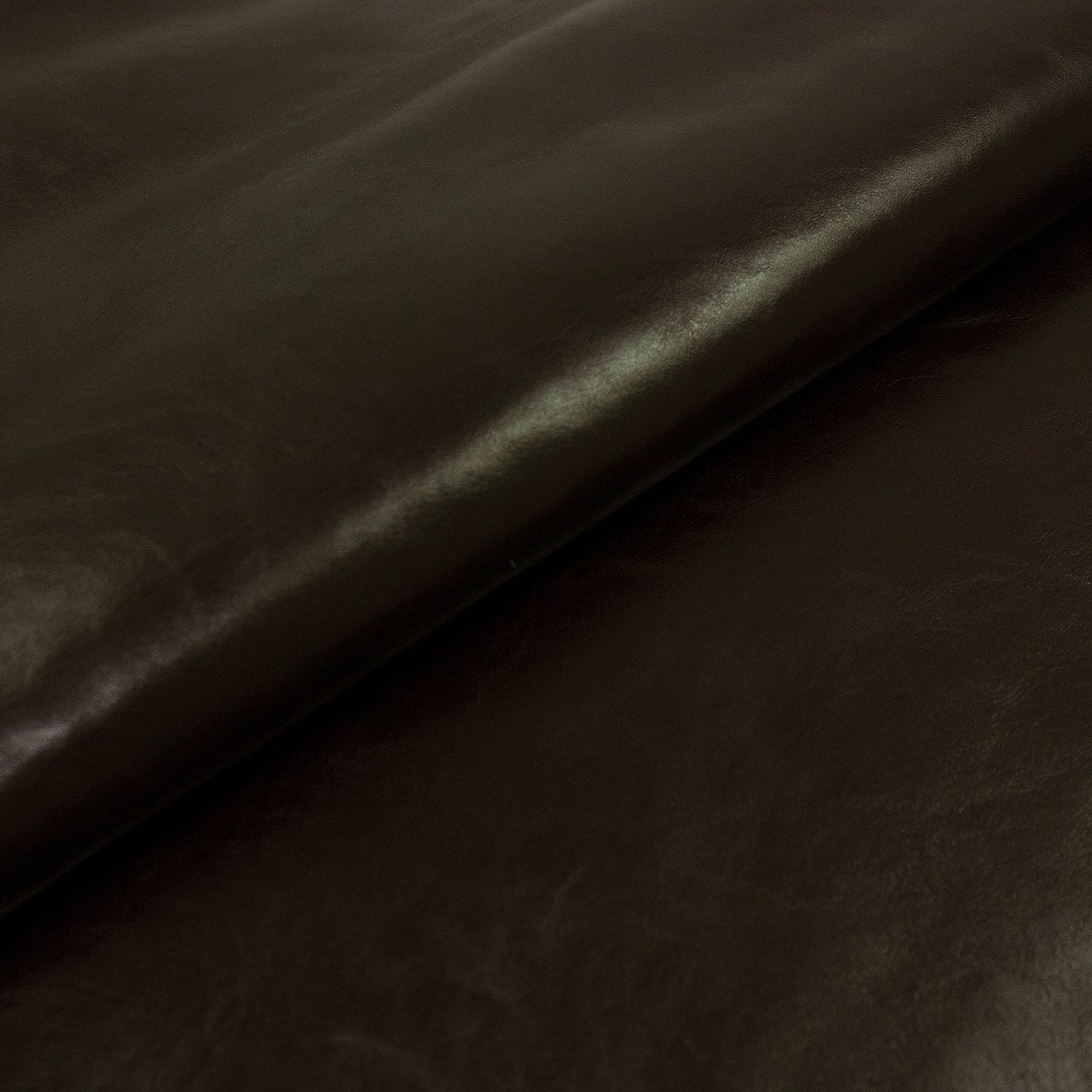 Piece of rustic cowhide, eggplant gloss