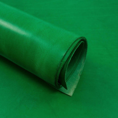 Piel de vaquetilla verde 2.5 mm - La Tendeta del Cuero