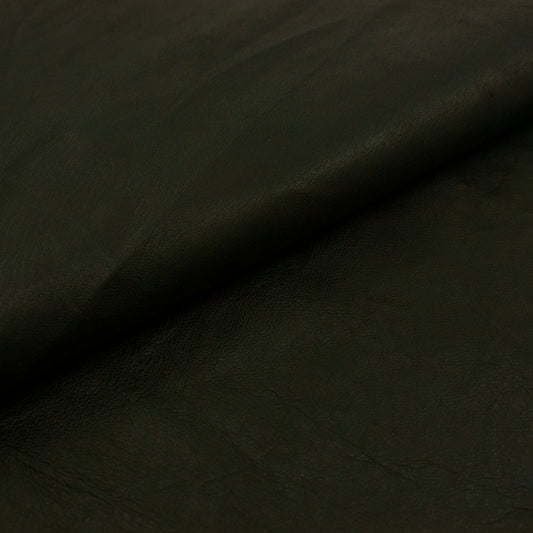 Trozo de piel forro cerdo flor negro