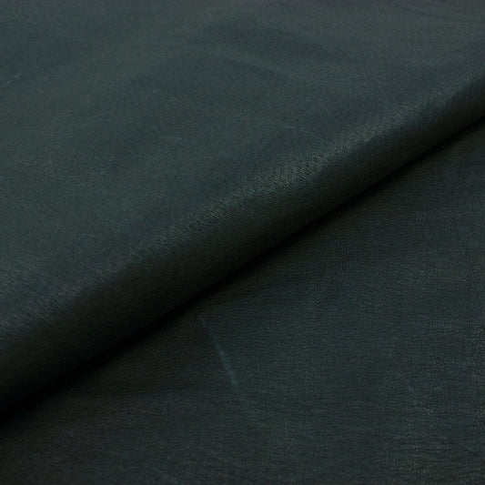 Trozo de piel forro cerdo flor azul marino