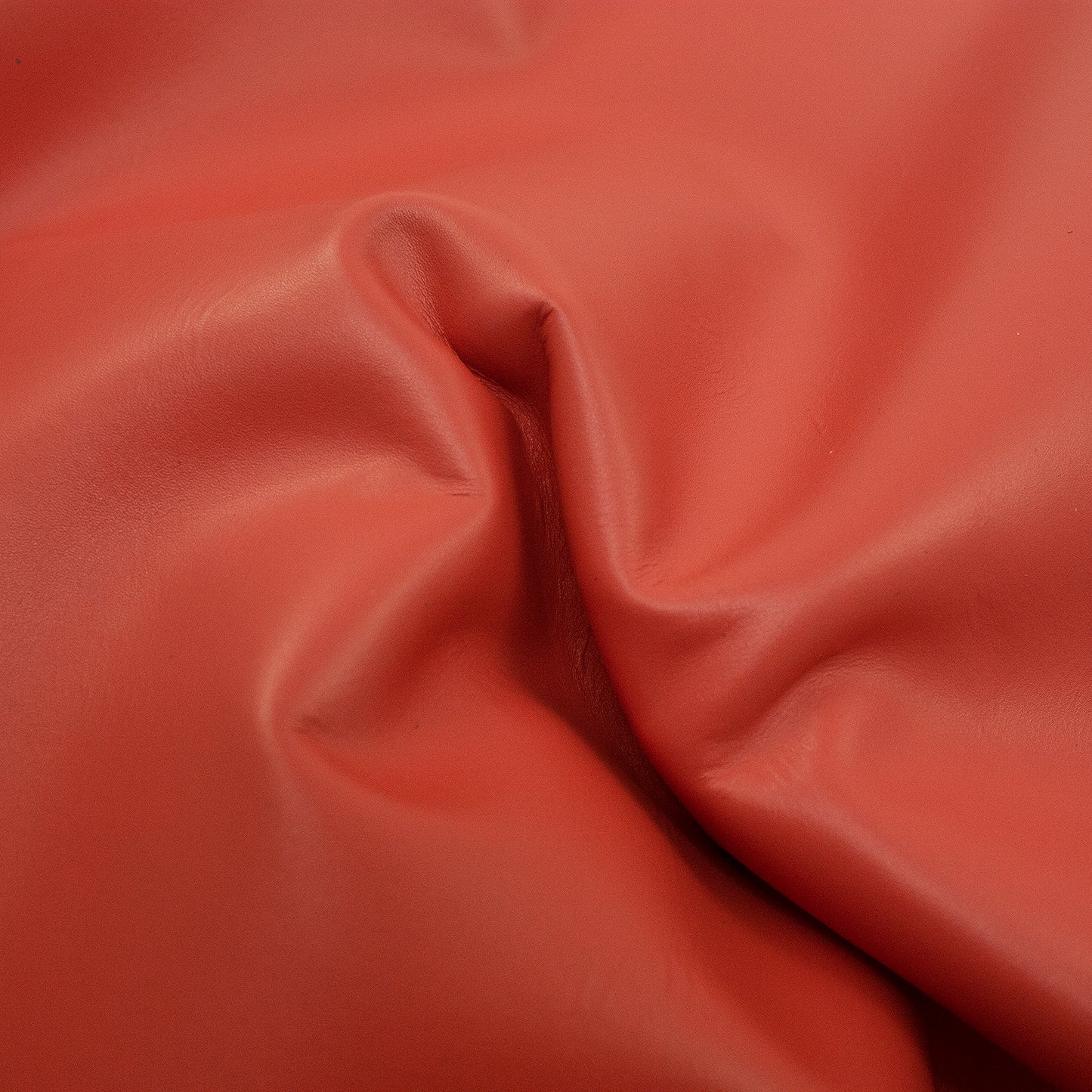 Piece of coral pink cowhide