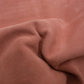 Piece of pale pink split leather