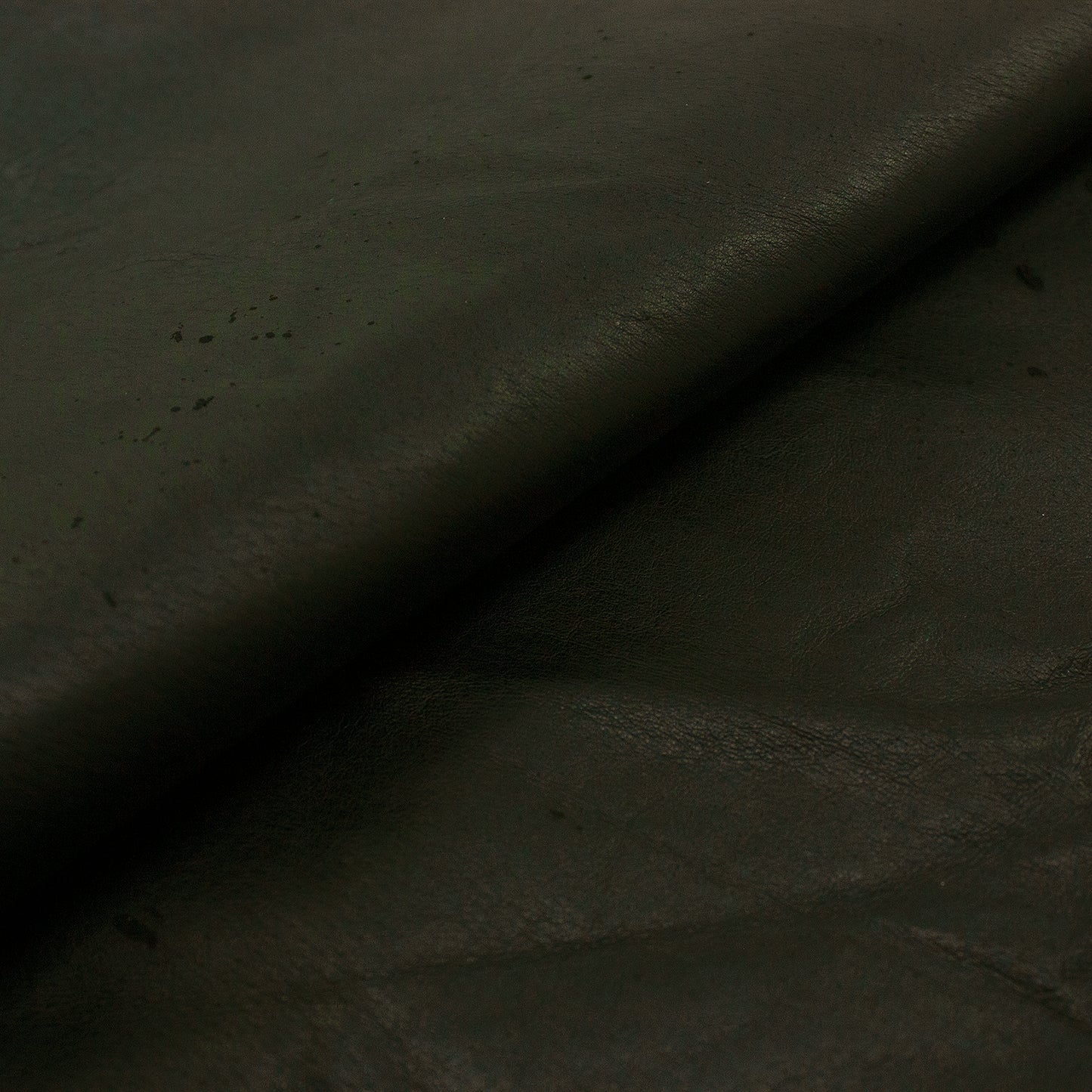 Piece of black grain pigskin lining