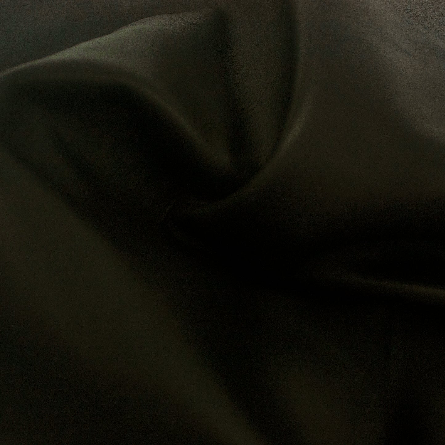 Piece of black rustic cowhide