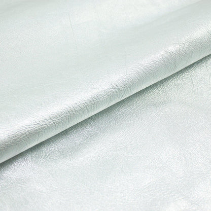 Trozo de piel cordero rustico laminado plata - La Tendeta del Cuero