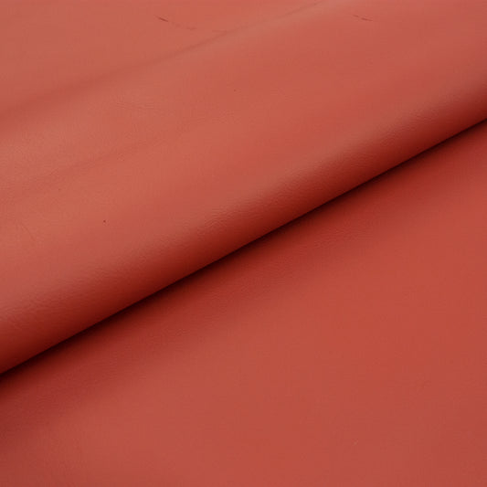 Trozo de piel vacuno salmon oscuro