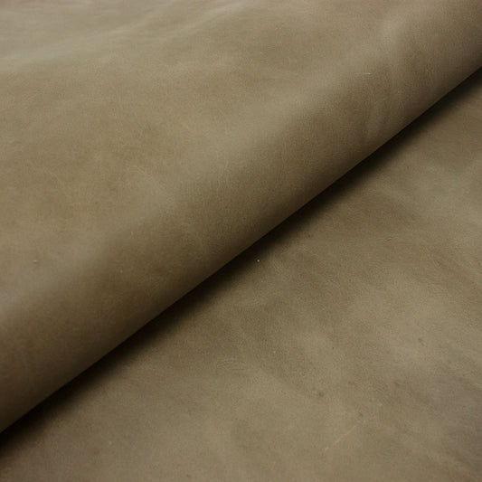 Trozo de piel vacuno rustico taupe envejecido