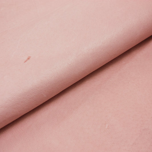 Trozo de piel forro cerdo flor rosa