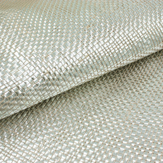 Tejido trenzado plata