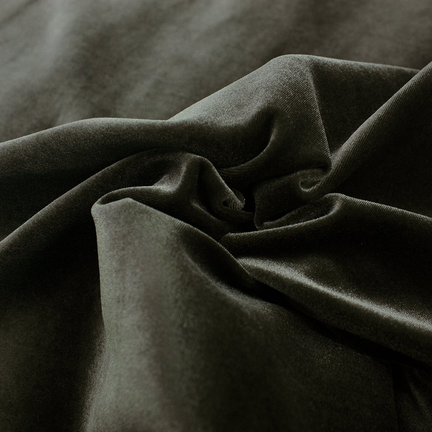 Tejido terciopelo elastico gris oscuro