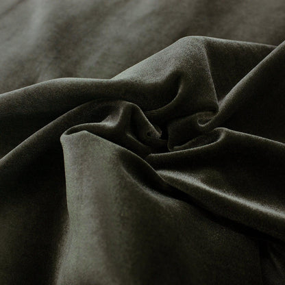 Tejido terciopelo elastico gris oscuro - La Tendeta del Cuero