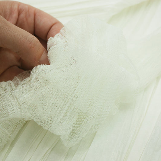 Tejido tul marfil