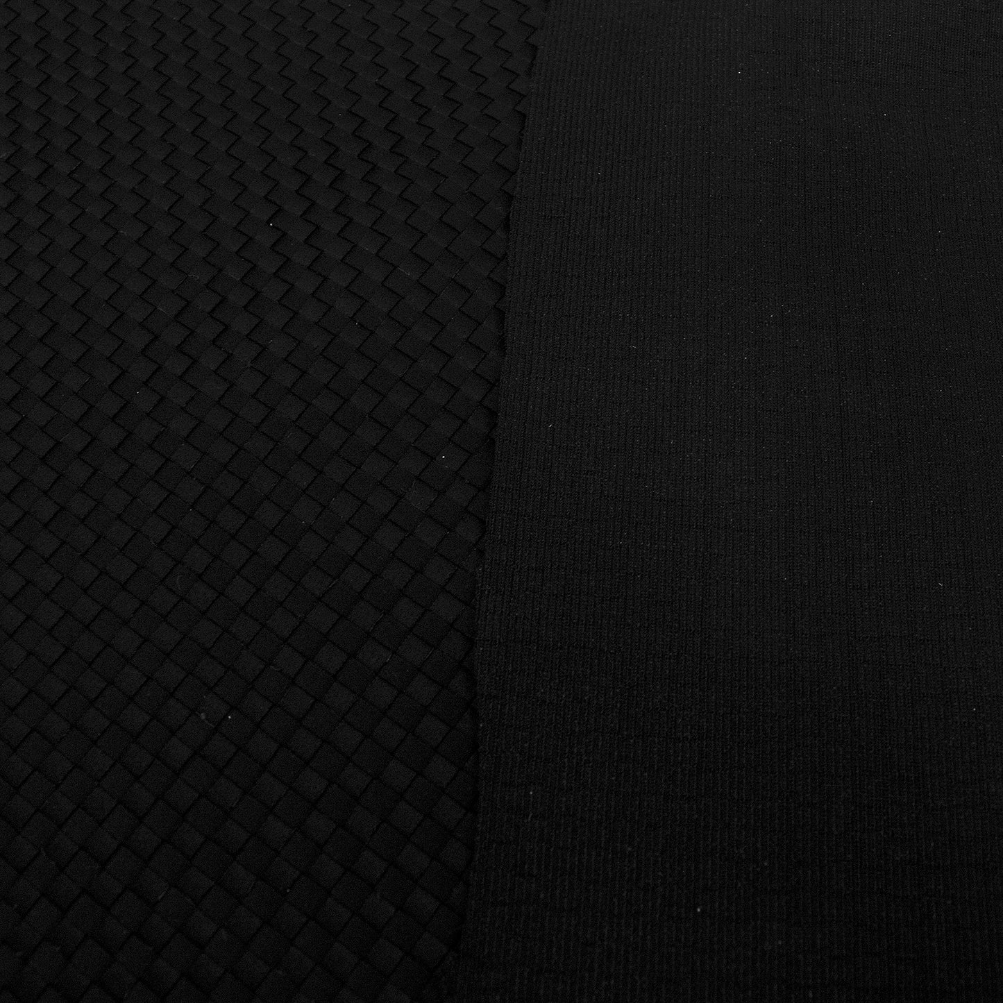 Tejido trenzado raso negro