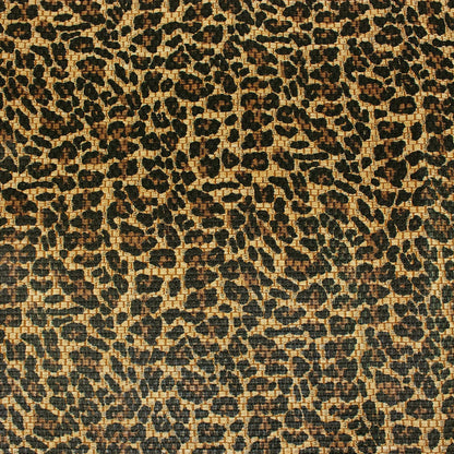 Trozo de tejido rafia leopardo - La Tendeta del Cuero