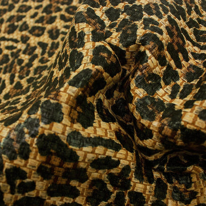 Trozo de tejido rafia leopardo - La Tendeta del Cuero