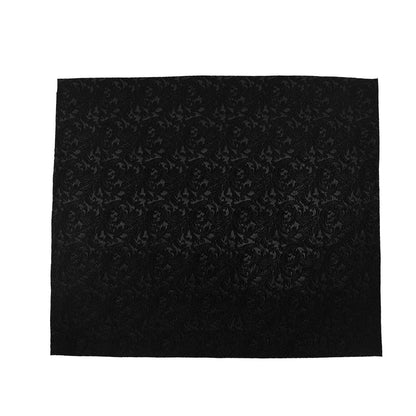 Trozo de tejido castellano terciopelo negro - La Tendeta del Cuero