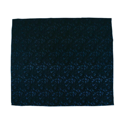 Trozo de tejido castellano terciopelo azul oscuro - La Tendeta del Cuero