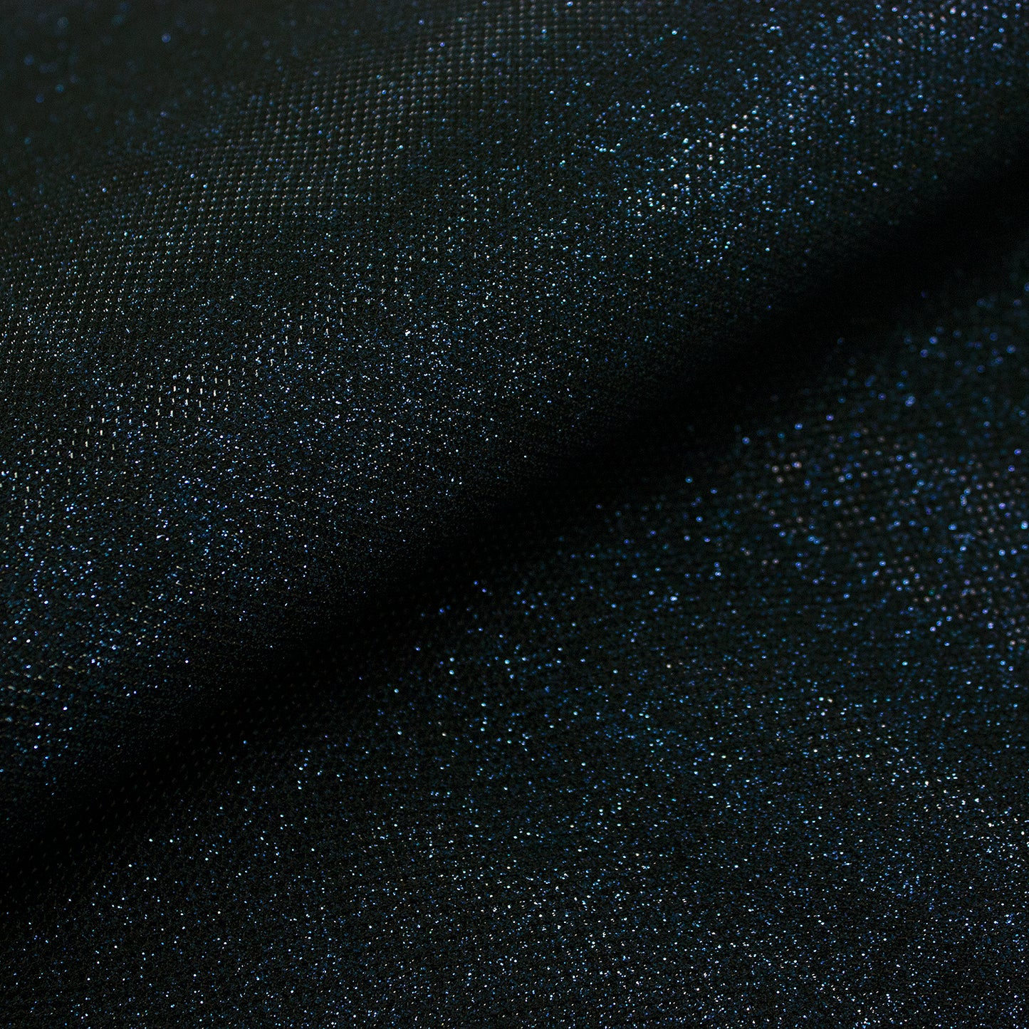 Trozo de tejido purpurina azul noche