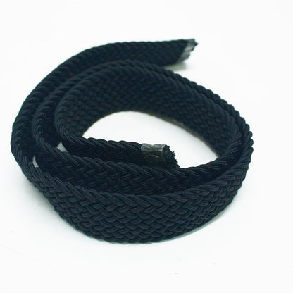 Tiras trenzadas elastico azul - La Tendeta del Cuero