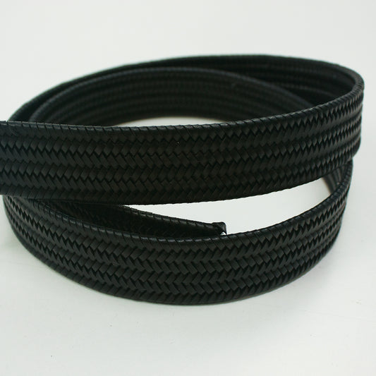 Tira trenzada elastico negro