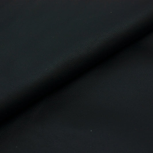 Trozo de piel forro vacuno negro azulado