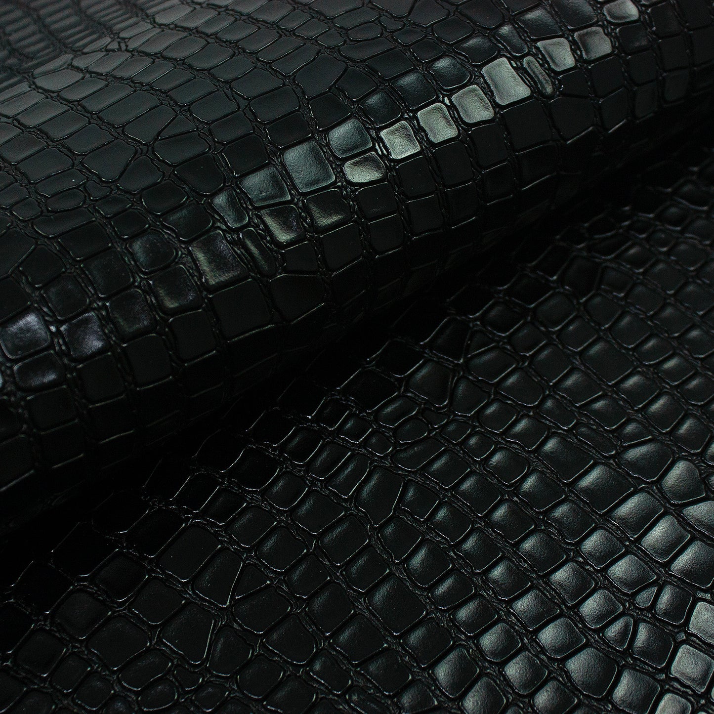 Trozo de piel grabado coco negro