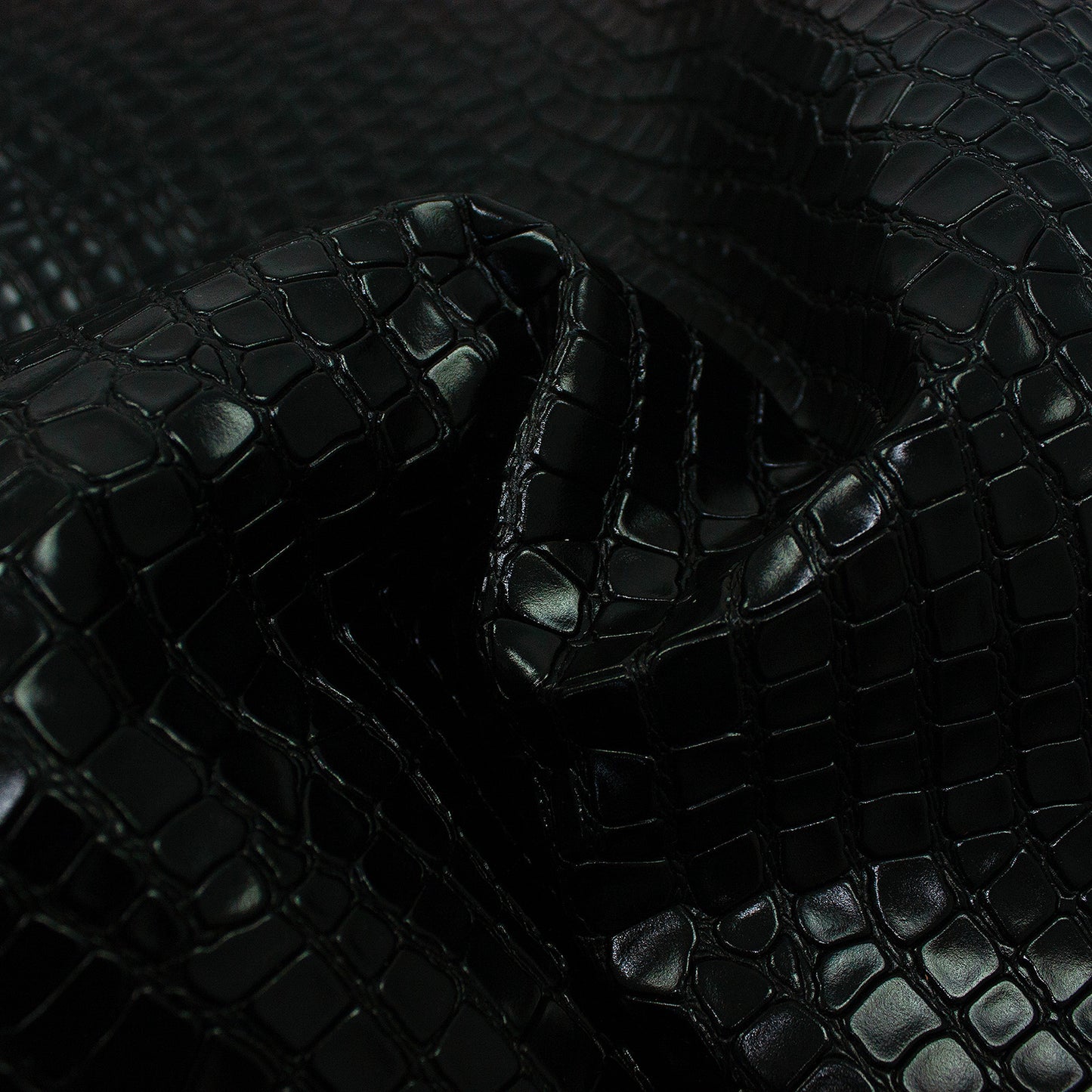 Trozo de piel grabado coco negro